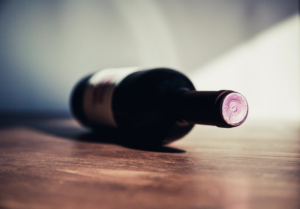 a wine bottle